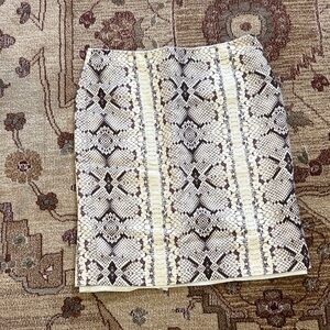 J. crew no. 2 pencil skirt in snake print size 12